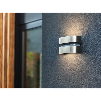 Lutec Maya 5198302001 Lampada da Parete in Acciaio Inox - Esterno IP54 Lutec Maya 5198302001 Lampada da Parete in Acciaio Inox - Esterno IP54