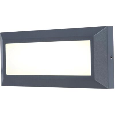 Lutec Helena Lampada da Parete - 10W LED, Grigia, IP54 Esterna Lutec Helena Lampada da Parete - 10W LED, Grigia, IP54 Esterna