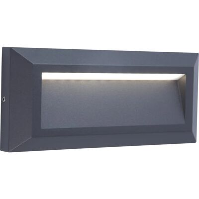 Lutec Helena Außenwandleuchte - 10W, Anthrazit, IP54 Lutec Helena Außenwandleuchte - 10W, Anthrazit, IP54