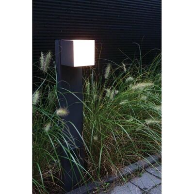 Lutec 7193805118 CUBA lampada da giardino esterna - LED 12W, grigio scuro Lutec 7193805118 CUBA lampada da giardino esterna - LED 12W, grigio scuro