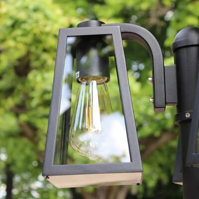 Lutec 7290903012 FIA Lampada da Giardino - IP44 3xE27 40W Nero Lutec 7290903012 FIA Lampada da Giardino - IP44 3xE27 40W Nero