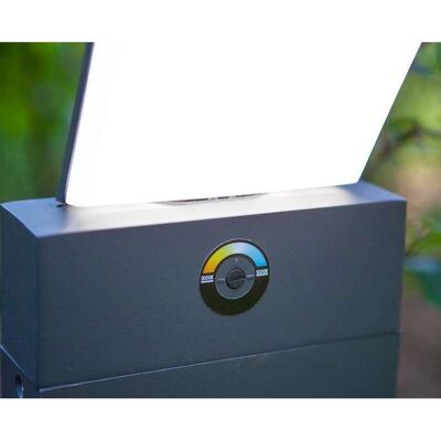 Lutec Zewnętrzna lampa ogrodowa LED - Regulowana temperatura barwowa, IP54 Lutec Zewnętrzna lampa ogrodowa LED - Regulowana temperatura barwowa, IP54