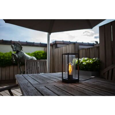 Lutec FLAIR Lampada da tavolo esterna - Nero IP44 27,2cm Lutec FLAIR Lampada da tavolo esterna - Nero IP44 27,2cm