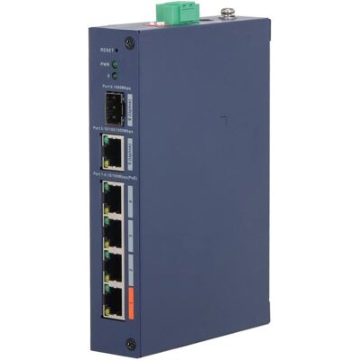 Dahua Technology - CHS4106-4ET-60 - PoE - L2 Fast Ethernet - Switch sieciowy Dahua Technology - CHS4106-4ET-60 - PoE - L2 Fast Ethernet - Switch sieciowy