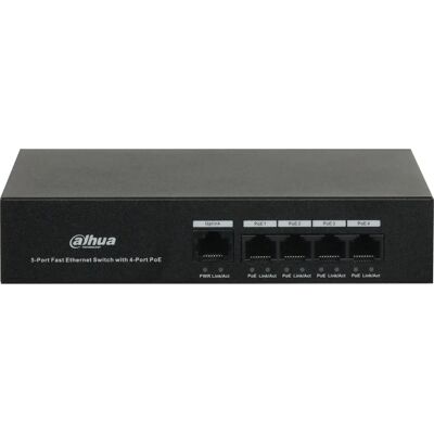 Dahua Technology DH-PFS3005-4ET-36 Switch di rete - Non gestito L2 Dahua Technology DH-PFS3005-4ET-36 Switch di rete - Non gestito L2
