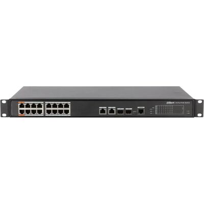Dahua Technology PFS4218-16ET-240 Managed Ethernet Switch - Schwarz Dahua Technology PFS4218-16ET-240 Managed Ethernet Switch - Schwarz