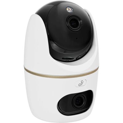 Telecamera di sicurezza wireless Dahua H3D-3F - Doppio obiettivo 3MP, IR, Wi-Fi 6 Telecamera di sicurezza wireless Dahua H3D-3F - Doppio obiettivo 3MP, IR, Wi-Fi 6