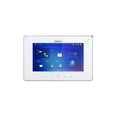 Système d'interphone Dahua Technology VTH5221DW-S2 - Écran tactile blanc 7" - Publicité Système d'interphone Dahua Technology VTH5221DW-S2 - Écran tactile blanc 7" - Publicité