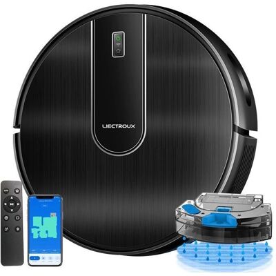 Liectroux N7s U Saugroboter - Gyroskopische Navigation, 4400mAh Akku, Einstellbare Saugleistung Liectroux N7s U Saugroboter - Gyroskopische Navigation, 4400mAh Akku, Einstellbare Saugleistung