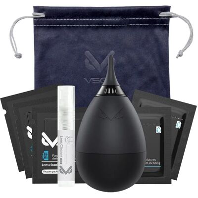 VSGO Kit de Limpieza para Cámaras - Set Portátil de Limpieza de Objetivos VSGO Kit de Limpieza para Cámaras - Set Portátil de Limpieza de Objetivos