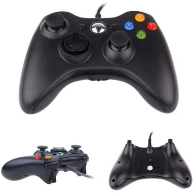 Manette filaire Infoboutik Xbox 360 - Contrôleur de jeu - Publicité Manette filaire Infoboutik Xbox 360 - Contrôleur de jeu - Publicité