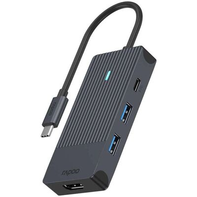 Rapoo UCM-2001 Hub USB-C - Adattatore multiporta 4-in-1 Rapoo UCM-2001 Hub USB-C - Adattatore multiporta 4-in-1