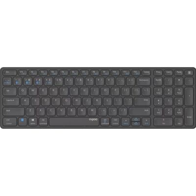 Tastiera Wireless Rapoo E9700m - Ufficio RF e Bluetooth - Nero Tastiera Wireless Rapoo E9700m - Ufficio RF e Bluetooth - Nero