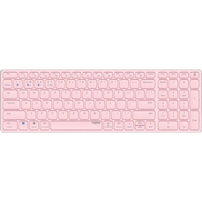 Tastiera Bluetooth Wireless Rapoo E9700M - Ufficio Rosa Tastiera Bluetooth Wireless Rapoo E9700M - Ufficio Rosa