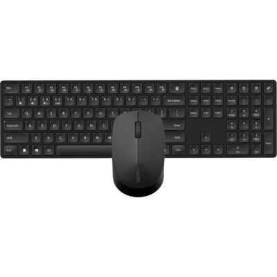 Rapoo 8020M Trådløst Tastatur & Mus-Set - Flere Modus Sort Rapoo 8020M Trådløst Tastatur & Mus-Set - Flere Modus Sort