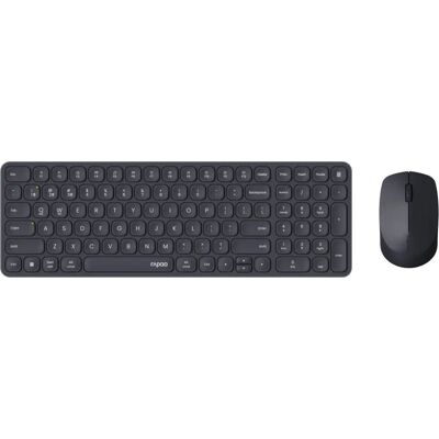 Rapoo 9310M Kabelloses Tastatur & Maus-Set - Bluetooth & RF - Schwarz Rapoo 9310M Kabelloses Tastatur & Maus-Set - Bluetooth & RF - Schwarz