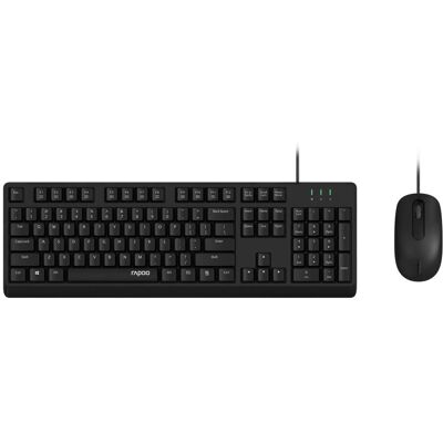 Ensemble clavier/souris Rapoo NX1500 - Noir Ensemble clavier/souris Rapoo NX1500 - Noir
