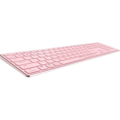 Rapoo E9800M Pink Drahtlose Bluetooth Tastatur - Tastatur Rapoo E9800M Pink Drahtlose Bluetooth Tastatur - Tastatur