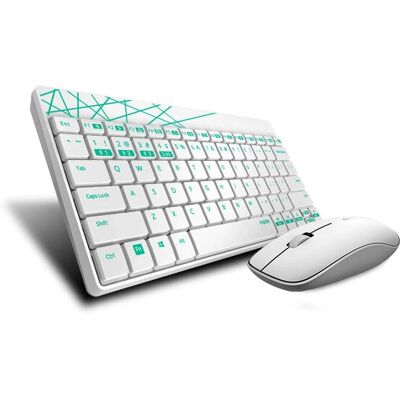 Rapoo 8000M kabelloses Tastatur-Maus-Set - Mehrgeräte, Kompakt, 1300 DPI Rapoo 8000M kabelloses Tastatur-Maus-Set - Mehrgeräte, Kompakt, 1300 DPI
