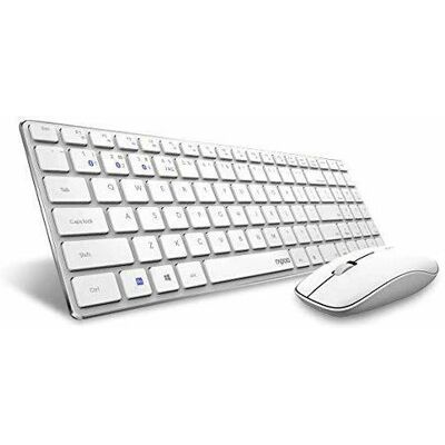 Rapoo 9300M Kabelloses Tastatur-Maus-Set - Weiß Rapoo 9300M Kabelloses Tastatur-Maus-Set - Weiß