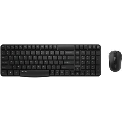 Rapoo X1800S Drahtloses Tastatur- und Maus-Set - Schwarz Rapoo X1800S Drahtloses Tastatur- und Maus-Set - Schwarz