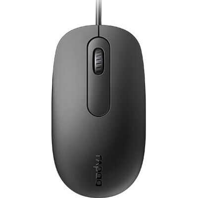 Rapoo N200 Zwarte USB Optical Muis - Ambidextrous, 1600 DPI Rapoo N200 Zwarte USB Optical Muis - Ambidextrous, 1600 DPI
