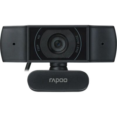 Rapoo XW170 Webcamera - 720p HD, Ruisonderdrukkende Microfoon, 80° Kijkhoek Rapoo XW170 Webcamera - 720p HD, Ruisonderdrukkende Microfoon, 80° Kijkhoek