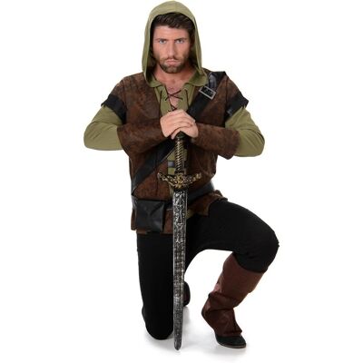 Characters Men's Woodland Thief Costume - XL Characters Men's Woodland Thief Costume - XL