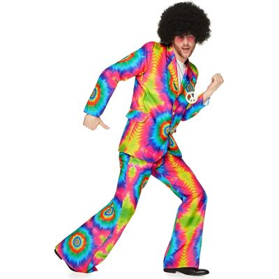 Costume hippie psychédélique pour hommes M - Publicité Costume hippie psychédélique pour hommes M - Publicité