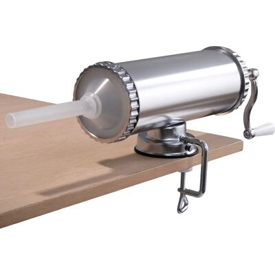 Costway Rundersvulmachine van Roestvrij Staal - 2,5kg/3L Capactiteit - Geschikt voor Hot Dogs & Kielbasa Costway Rundersvulmachine van Roestvrij Staal - 2,5kg/3L Capactiteit - Geschikt voor Hot Dogs & Kielbasa