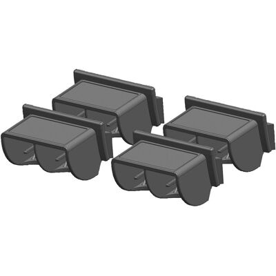 Siemens 6ES72903AB300XA0 VE4 - Zugentlastung Dual Port RJ45 Siemens 6ES72903AB300XA0 VE4 - Zugentlastung Dual Port RJ45