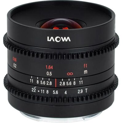 Lente Laowa 9mm T/2.9 Zero-D Cine - Gran Angular Lente Laowa 9mm T/2.9 Zero-D Cine - Gran Angular