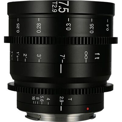 Laowa 7,5mm T2.9 Zero-D S35 Cine-Objektiv - Schwarz Laowa 7,5mm T2.9 Zero-D S35 Cine-Objektiv - Schwarz