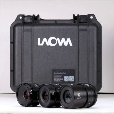 Laowa Weitwinkel MFT Kit - 3 Objektive für Low Light & Macro Laowa Weitwinkel MFT Kit - 3 Objektive für Low Light & Macro