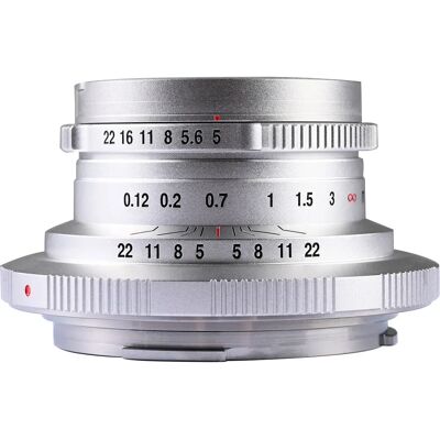 Laowa 15mm f/5 Cookie FF - Silber Canon RF Objektiv Laowa 15mm f/5 Cookie FF - Silber Canon RF Objektiv