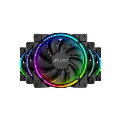PCCOOLER Corona FRGB 5in1 Ventole PC - Nero, Multicolore PCCOOLER Corona FRGB 5in1 Ventole PC - Nero, Multicolore