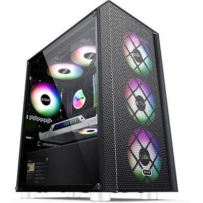 Pccooler Platinum MM200 MESH Kompakt Gehäuse - PC-Gehäuse Pccooler Platinum MM200 MESH Kompakt Gehäuse - PC-Gehäuse