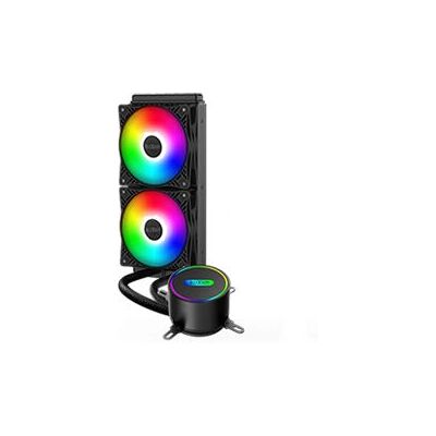 Dissipatore CPU RGB AIO PcCooler GI-CL240VC - Nero - Supporta LGA1700 Dissipatore CPU RGB AIO PcCooler GI-CL240VC - Nero - Supporta LGA1700