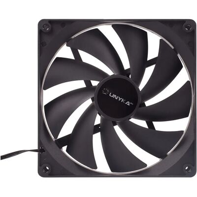 Fan de computador UNYKAch 140mm - Preto Fan de computador UNYKAch 140mm - Preto