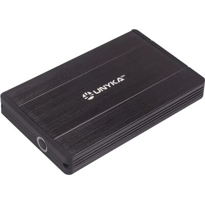 UNYKAch UK-25210 2,5-Zoll HDD-Gehäuse - Schwarz UNYKAch UK-25210 2,5-Zoll HDD-Gehäuse - Schwarz