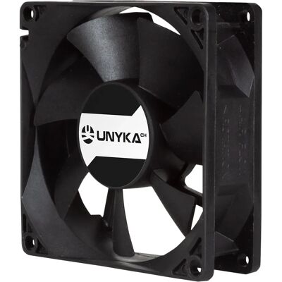 Ventilador de Servidor UNYKAch 80mm Preto - Sistema de Resfriamento de Computador Ventilador de Servidor UNYKAch 80mm Preto - Sistema de Resfriamento de Computador