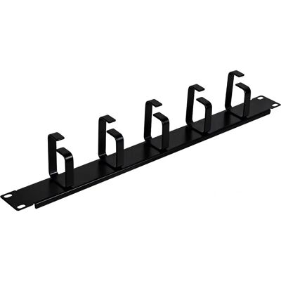 Accessorio rack metallico Aiten Data - 1U Nero - Organizzatore cavi Accessorio rack metallico Aiten Data - 1U Nero - Organizzatore cavi