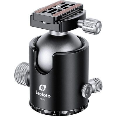 Leofoto HB-70 70mm boule 3/8" Aluminium Tête sphérique Leofoto HB-70 70mm boule 3/8" Aluminium Tête sphérique