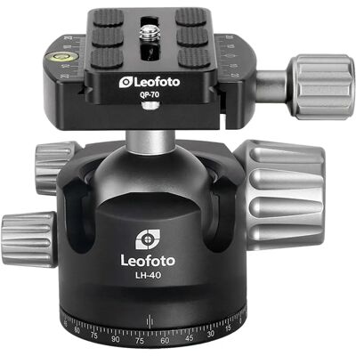 Leofoto LH-40 Tripod Head with Quick Release Plate Leofoto LH-40 Tripod Head with Quick Release Plate