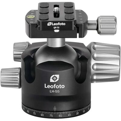 Leofoto LH-55 + QP-70N - Tripod Head Leofoto LH-55 + QP-70N - Tripod Head