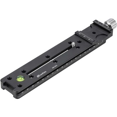 Rail Nodal Leofoto 200mm avec pince - Monorail caméra Rail Nodal Leofoto 200mm avec pince - Monorail caméra