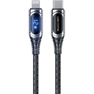 WEKOME WDC-167 Modèle - USB-C vers Lightning Charge rapide - 1m Câble - Publicité WEKOME WDC-167 Modèle - USB-C vers Lightning Charge rapide - 1m Câble - Publicité