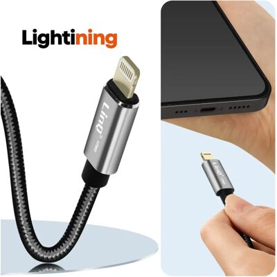 Adaptateur Lightning LinQ à Double Jack 3,5mm - Publicité Adaptateur Lightning LinQ à Double Jack 3,5mm - Publicité
