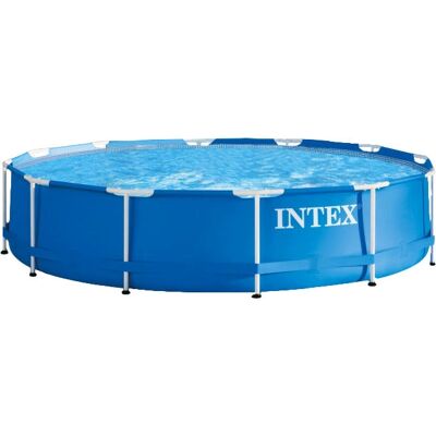 Piscina fuori terra rotonda Intex - 6 persone - Blu Piscina fuori terra rotonda Intex - 6 persone - Blu