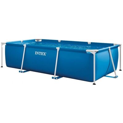 Piscine autoportante Intex Modèle 28275FS - Bleu Rectangulaire - Publicité Piscine autoportante Intex Modèle 28275FS - Bleu Rectangulaire - Publicité